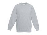 Fruit of the Loom Sweatshirt voor kinderen/kinderen premium heather set-in