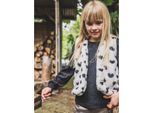 Looxs Revolution Gilet offwhite hearts voor meisjes in de kleur
