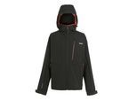 Regatta Heren Hewitts X Colour Block Soft Shell Jas (Zwart/Roodoker)