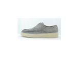 Giorgio 137126 grijze suède veterschoen met roomwitte rubber zool