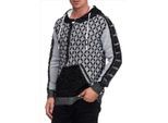 Rusty Neal heren trui zwart wit hoodie 13362
