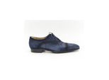 Giorgio 74703 blauwe suède veterschoenen
