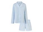 By Louise Dames pyjama set short + blouse gestreept