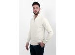 Vercate Luxe half zip off white