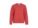 Vila Viliga ls o-neck knit top noos framboos