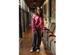 Looxs Revolution Lxs wide leg pantalon grey melee voor dames in de kleur