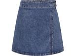 Only Onlthea wrap short skirt dnm cs dot medium blue de