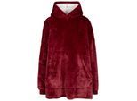 Trespass Uniseks Volwassen Knusse Oversized Hoodie Deken (Donkere kers)
