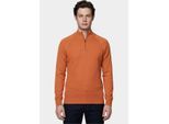 Innocente Half zip half zip met structuur 326/8040 brique