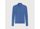 Blue Industry De pullover met knoop- en ritssluiting