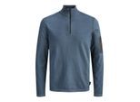 Jack & Jones Jcomace knit half zip smu petrol