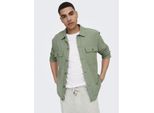 Only & Sons Onskennet life ls linen overshirt n