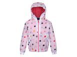 Regatta Kinder/Kinderen Peppa Pig Polka Dot Waterdichte Jas met Kap (Lichtroze)