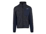 Regatta Heren Baslinn Marl Full Zip Fleecejack (Marine/Navy)