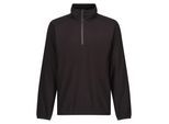 Regatta Heren Navigate Half Zip Fleece (Zwart/Seal Grijs)