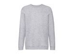 Fruit of the Loom Sweatshirt met Drop Shoulder voor Kinderen/Kinderen (Heide Grijs)