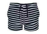 Regatta Childrens/Kids Dayana Towelling Stripe Casual Shorts (Marine / Wit)