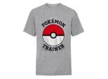 Pokemon Kinderen/Kinderen Pokeball T-Shirt (Heide Grijs)