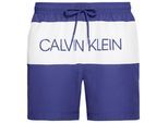 Calvin Klein herenbadpak met trekkoord en volledig afgewerkte boorden.