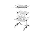 Leifheit Turmwäschetrockner Comfort Tower 420 Black, Schwarz, Kunststoff, 70x145x76.5 cm, klappbar, Haushaltsreinigung, Wäschepflege, Wäscheständer
