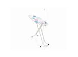 Leifheit , Rosa, Weiß, Hellblau , Textil , Abstraktes , 76 cm Schubladen , Füllung: Schaumstoff , 96 cm , Kabelhalterung, integrierte Steckdose, Bügeleisenablage, Schaumstoffpolsterung, Elektroanschluss ,