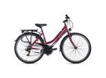 Möbelix , Rot , Metall , 25x140x60 cm , Freizeit, Fahrräder & Zubehör, City-Bikes
