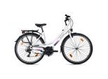 Möbelix , Weiß , Metall , 25x140x60 cm , Freizeit, Fahrräder & Zubehör, City-Bikes