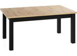 ESSTISCH Lindberg ausziehbar verlängerbar rechteckig, Eiche Artisan Hellbraun 150-190/90/77 cm