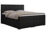 BOXBETT PERA 140/200 Schwarz Kunstleder - H3