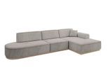 ECKSOFA Ottomane Rechts IREA-L2 - 328x171x83 cm Hellbraun