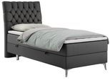 BOXBETT MILEN 90/200 Dunkelgrau Kunstleder - H3 - Links Seite