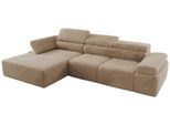 ECKSOFA RILASSO L Beige Plüsch - links