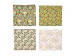 PATCHWORK-STOFFPAKET Art Déco I – Fat Quarter 4er-Set, 100% Baumwolle