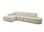 ECKSOFA Ottomane Links IREA-L2-v2 - 328x171x83 cm Dunkelgrau