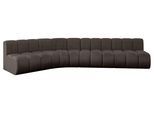 ECKSOFA modulares Sofa Montra-L2 - 381x174x70 cm Braun