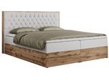BOXBETT AMORE 140/200 Weiß Velvet - H4
