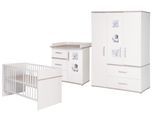 BABYZIMMER-SET Moritz, mit schmaler Wickelkommode, 3-teilig