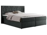 BOXBETT LEILA 180/200 Dunkelgrau Struktur - H3
