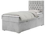 BOXBETT PERA 90/200 Hellgrau Velvet - H4 - Rechts Seite