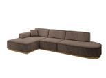 ECKSOFA Ottomane Links IREA-L2-v2 - 327x165x80 cm Braun