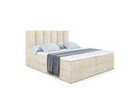 BOXBETT mit Matratze H3 und Lattenrost - BOXI1 - 180x200 cm Beige
