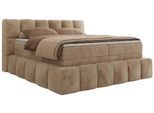 BOXSPRINGBETT NIRA KING 160/200 Beige Plüsch - H3