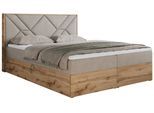 BOXBETT GUNAR - 120/200 Beige Struktur - H4
