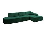 ECKSOFA Ottomane Rechts IREA-L2-v3 - 327x165x77 cm Grün