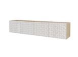 LOWBOARD VIRA-W 2x100x40x40 cm - Artisan / Weiß