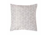 KISSENHÜLLE Jacquard geometrisch 45/45 cm