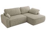 ECKSCHLAFSOFA CUBO L Beige Struktur - rechts