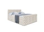 BOXSPRINGBETT BOXI8-Z KING - 140x200 - H3/H4 - Creme