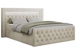 BOXBETT GOLD-9 LED 160/200 Beige Velvet - H3
