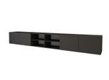 LOWBOARD ELIO-W 3x100x40x40 cm - Schwarz